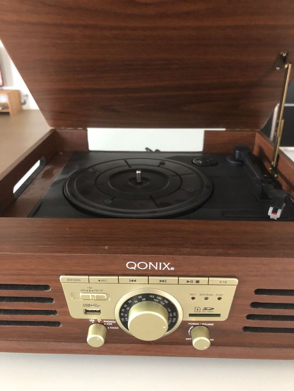 Platine disque ancienne 45 tours 33 tours avec radio Audio et hifi