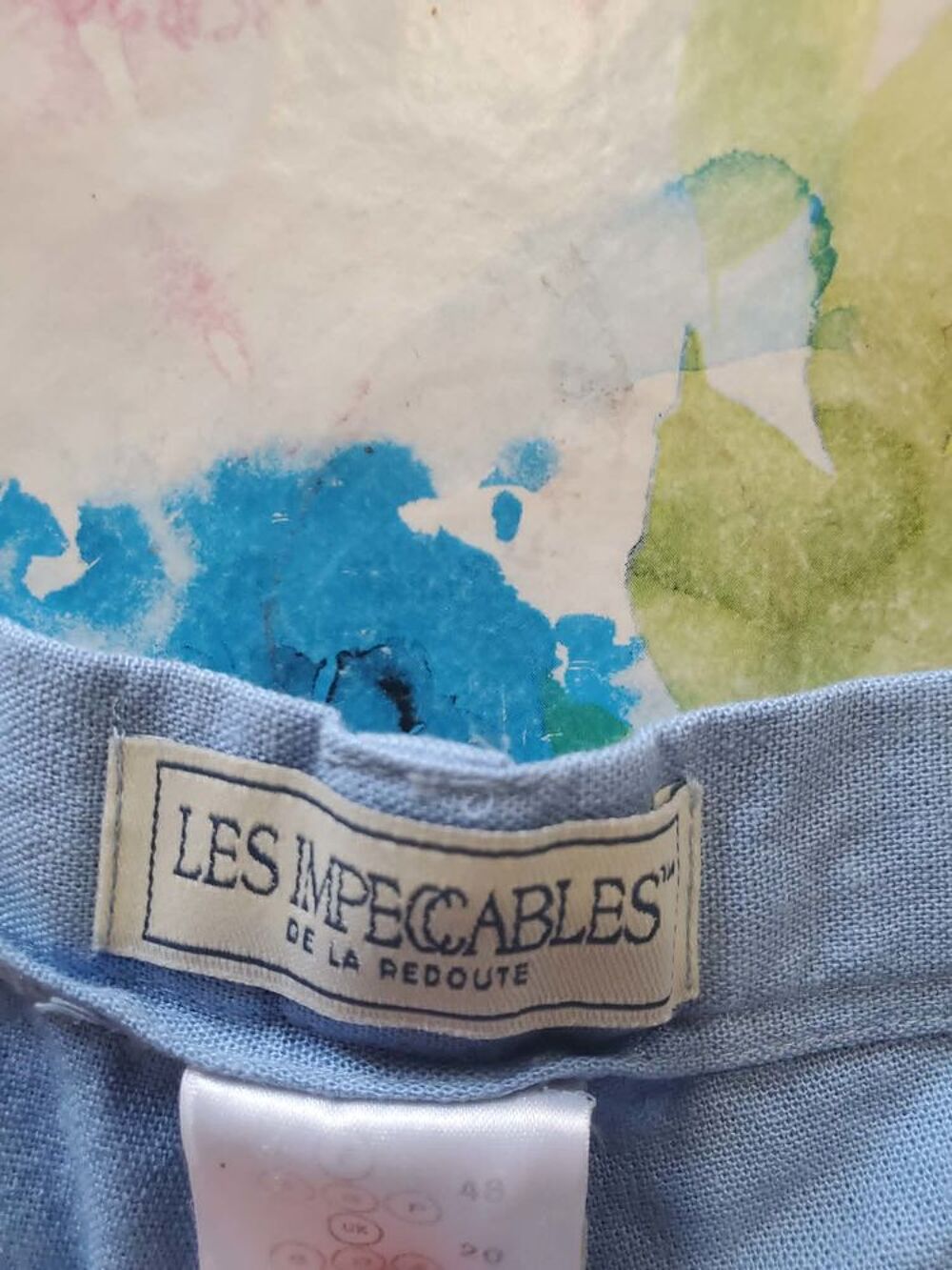 PANTACOURT BLEU LES IMPECCABLES DE LA REDOUTE TAILLE 48 Livres et BD