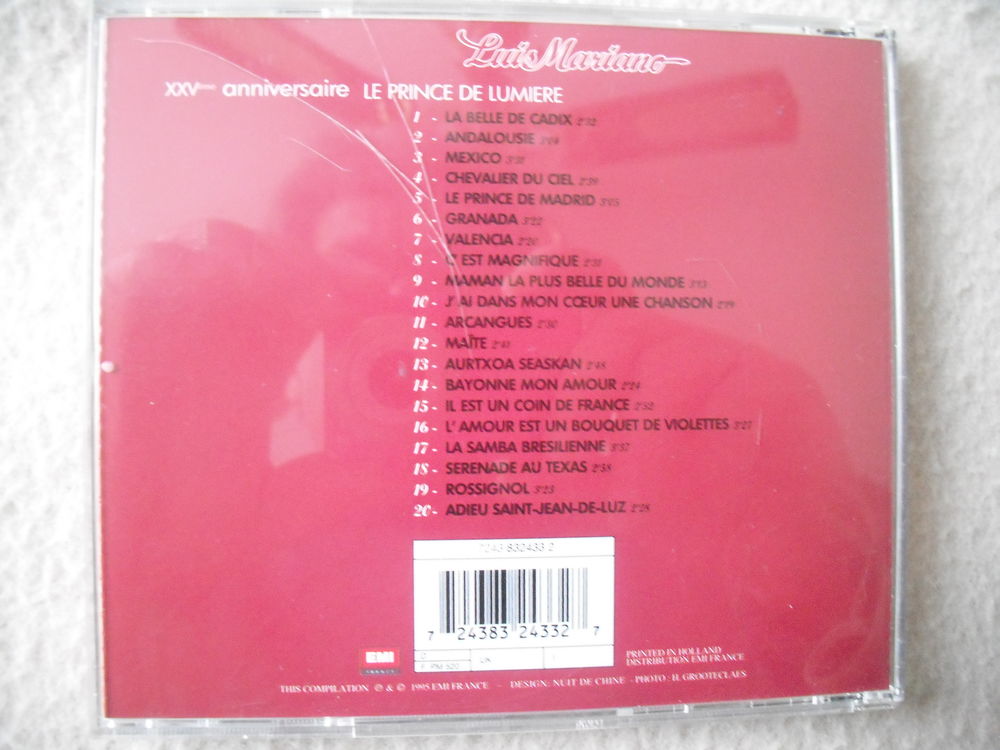 LUIS MARIANO XXV anniversaire CD et vinyles