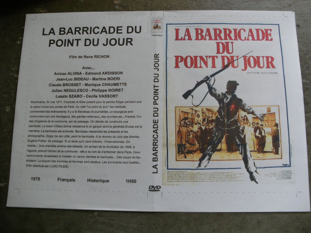 Film : " La barricade du point du jour " DVD et blu-ray