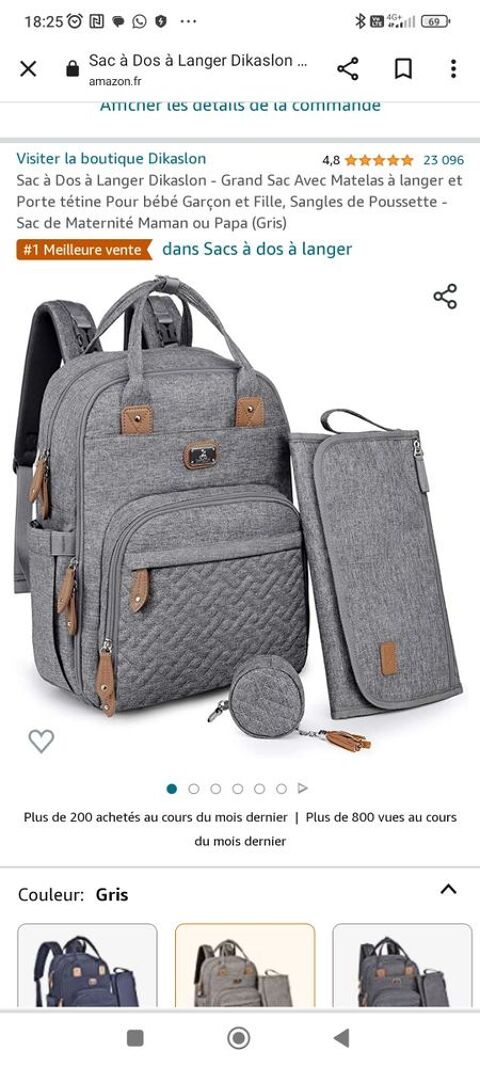 Sac a langer jacadi occasion on sale