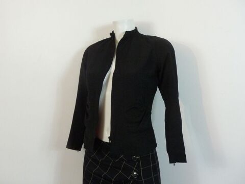 Veste El�gante Courte Cintr�e Noir- Taille 36- Ralph Kemp 150 Paris 15 (75)