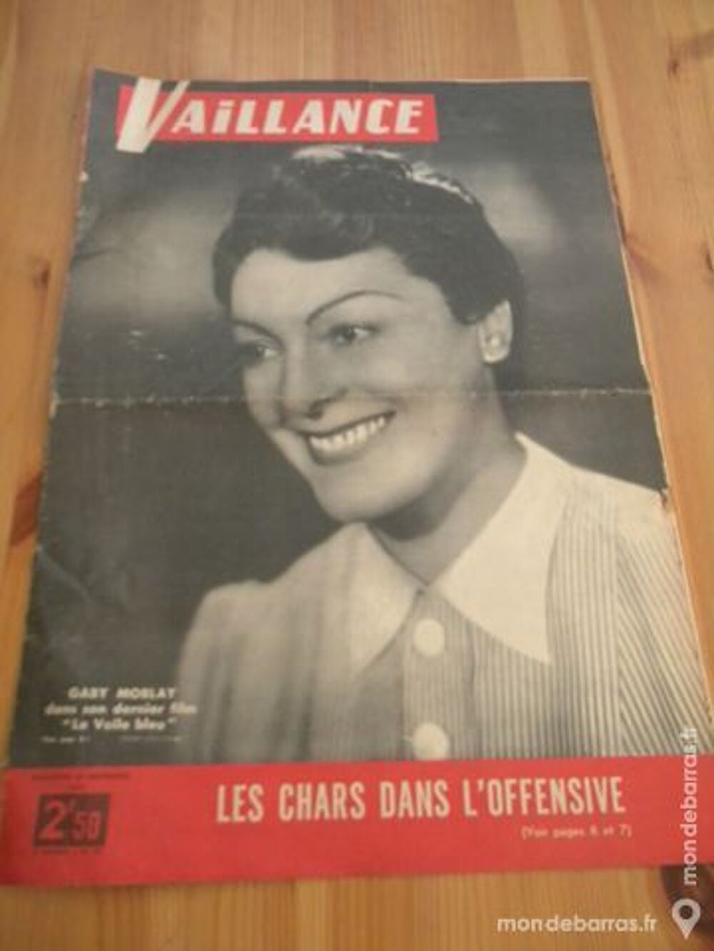Magazine Vaillance N&deg; 47 - nov. 1942 Livres et BD