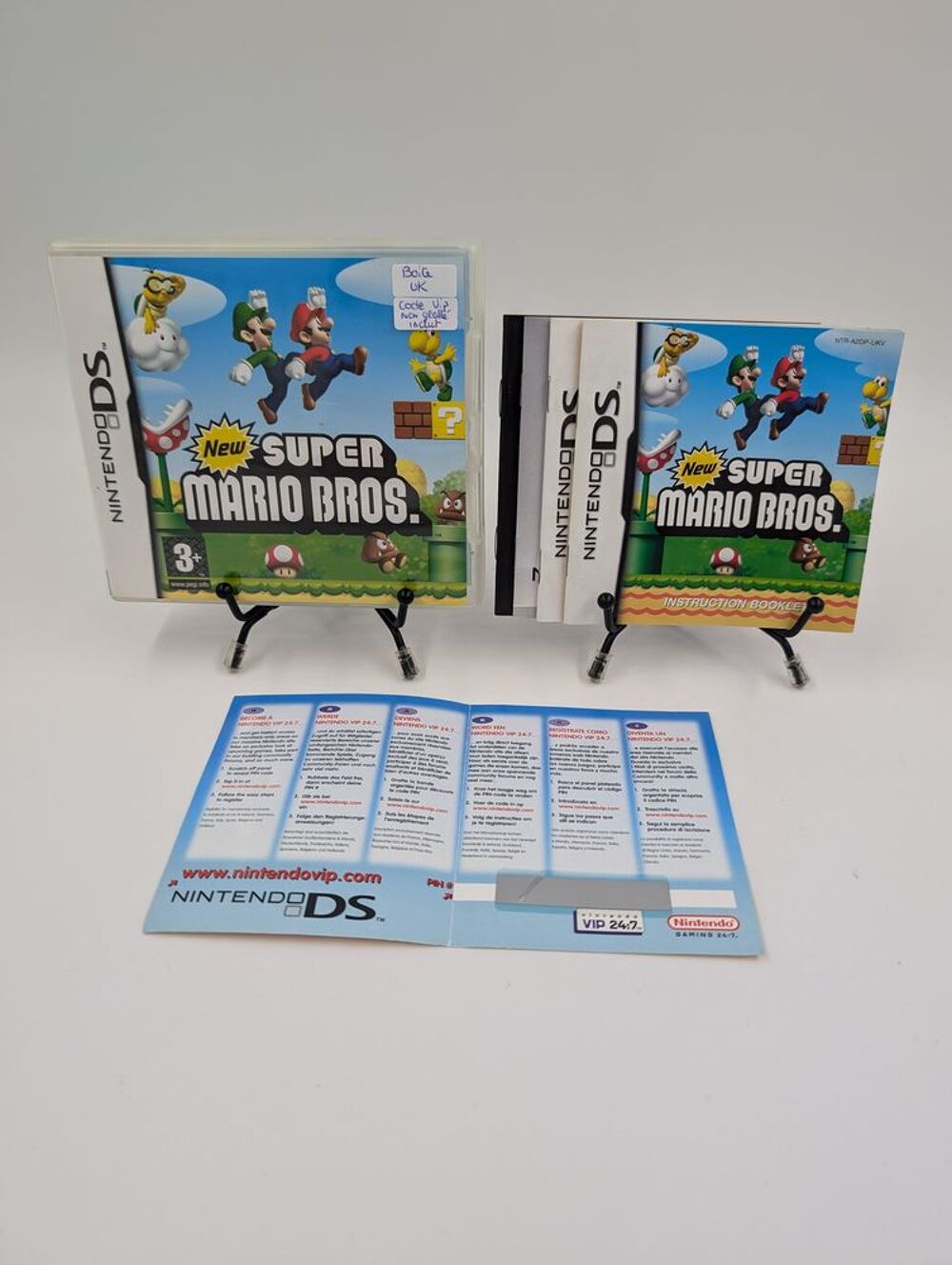 Jeu Nintendo DS New Super Mario Bros. complet + VIP OK (UK) Consoles et jeux vidéos