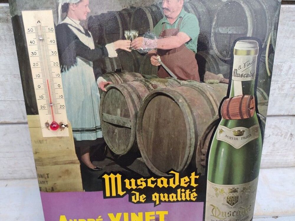 Glacoide Thermom&egrave;tre Publicitair Muscadet Andr&eacute; Vinet Vallet 