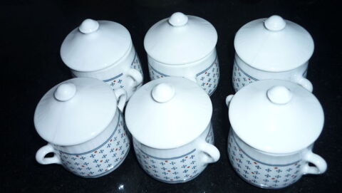 6 POTS FAIENCE AVEC COUVERCLES 30 Perpignan (66)
