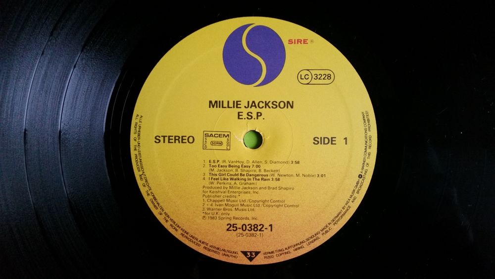 MILLIE JACKSON CD et vinyles