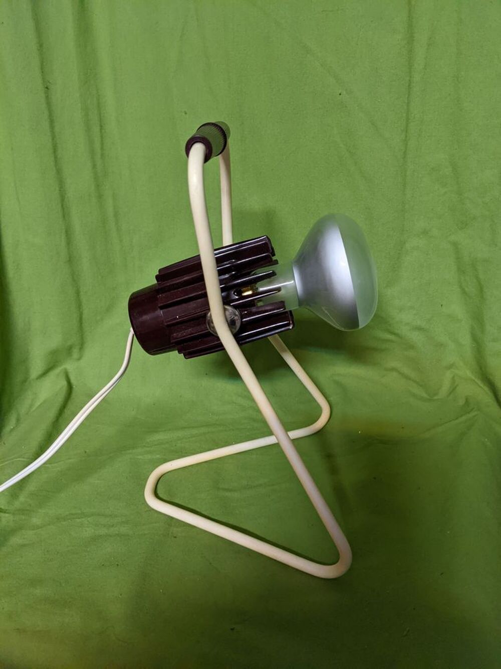 LAMPE PHILIPS spot orientable vintage 1970 en bak&eacute;lite et m&eacute; Décoration