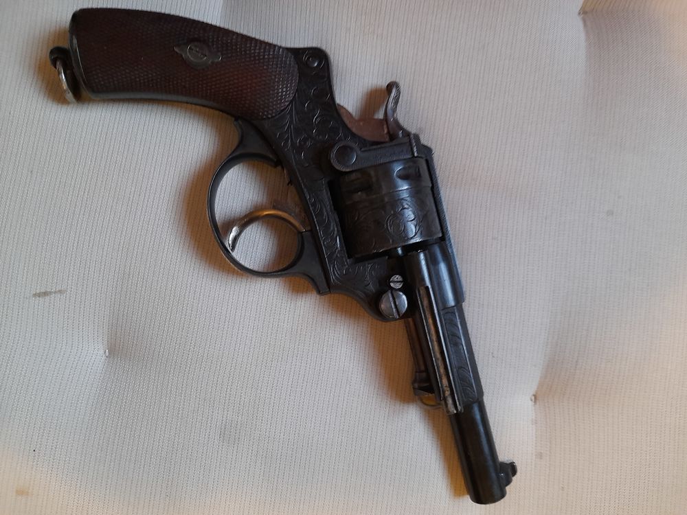 REVOLVER 73 neuf fab. 1881 Cal 11.73 + holster + mun... 