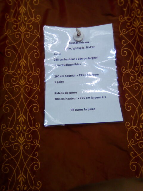 RIDEAUX POUR HAUTS PLAFONDS
0 Capvern (65)