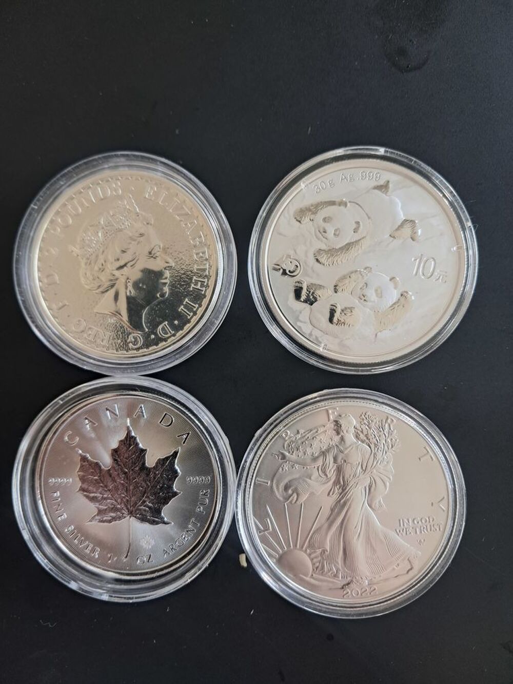 Pieces argent 1 once 