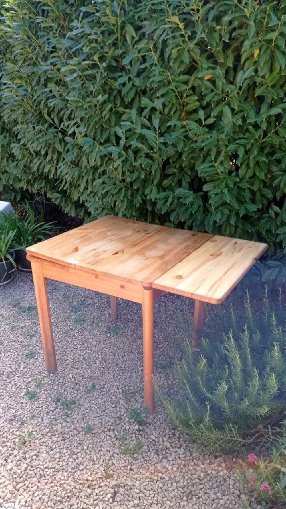 Table dot&eacute;e de 2 rallonges Meubles