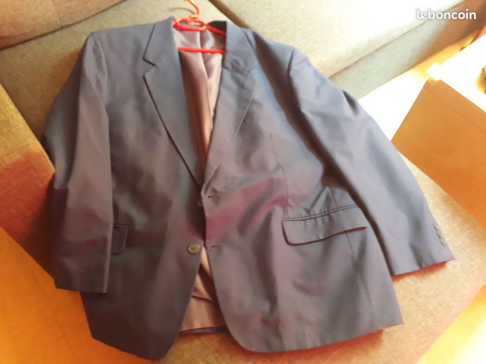 Veste de costume bleue Vêtements