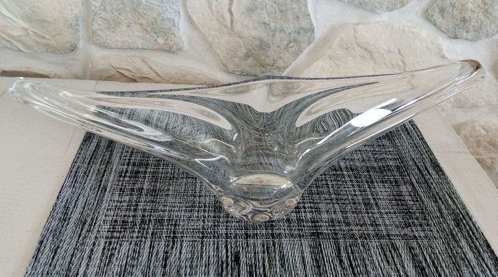 Coupe &agrave; fruits en cristal Décoration