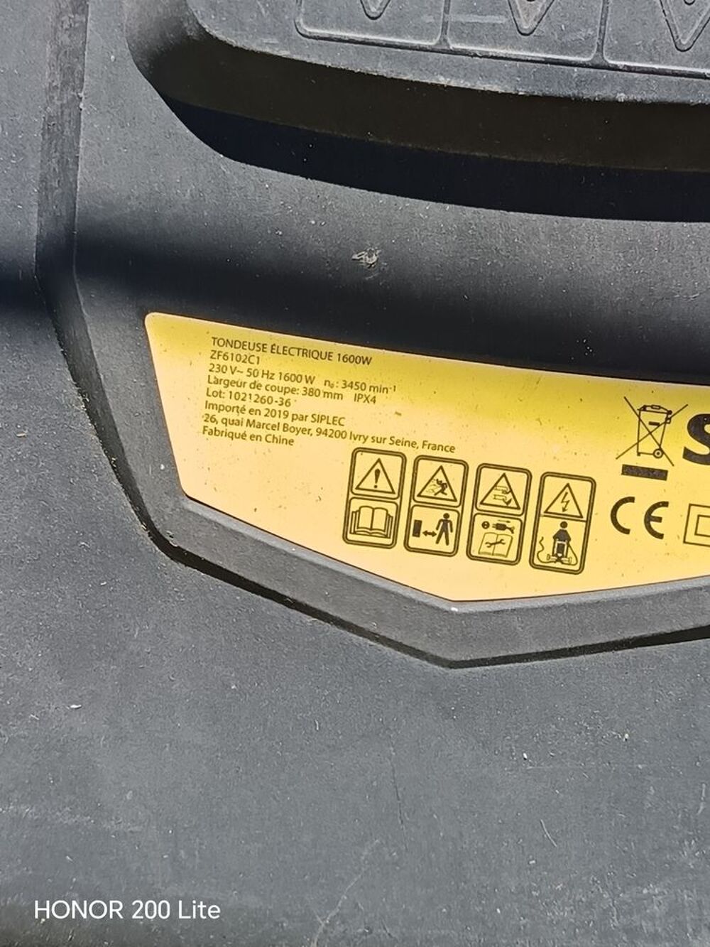 Tondeuse &eacute;lectrique Jardin