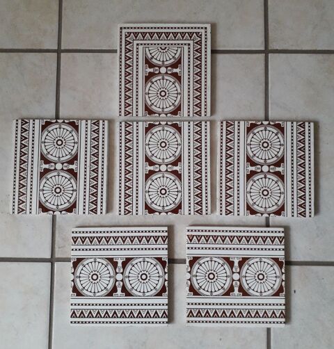 Antique carreau carrelage Mintons 35 Limoges (87)