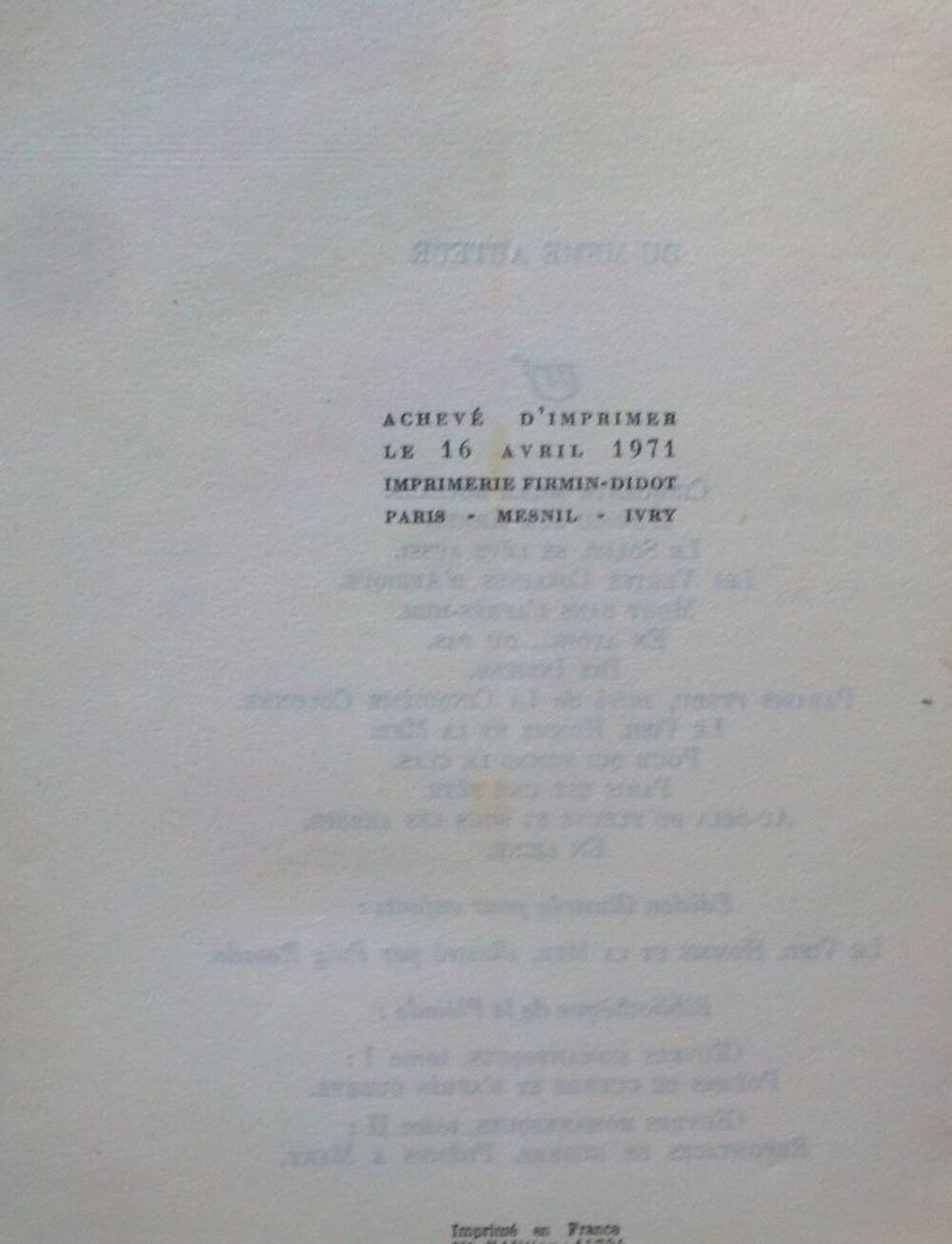 ILES A LA DERIVE de Ernest HEMINGWAY Ed. Gallimard 1951 Livres et BD