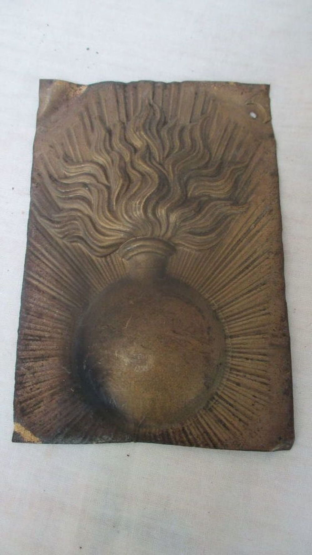 plaque militaire. 