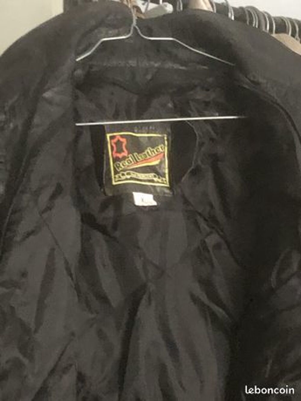 2 Vestes en cuir homme Vêtements
