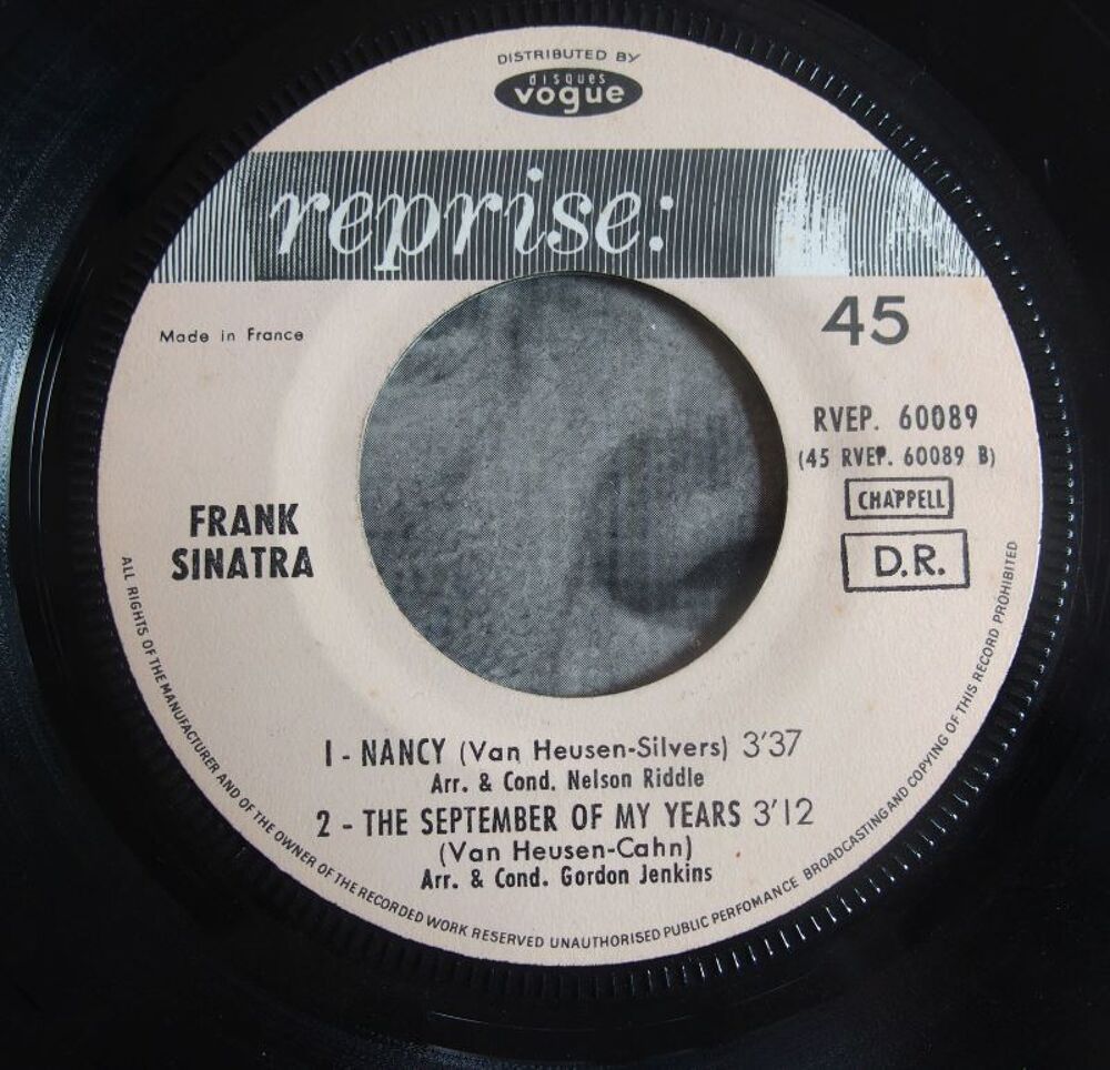 Vinyl Frank SINATRA CD et vinyles