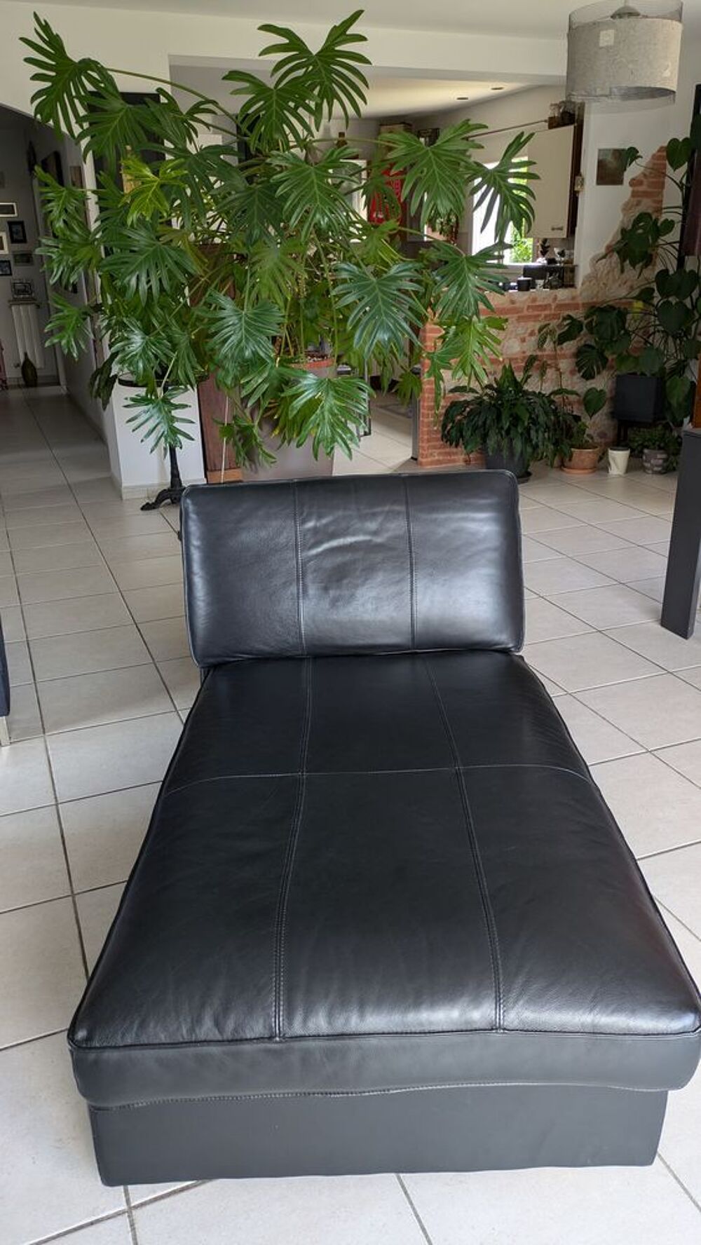 meridienne cuir noir ikea vikik Meubles