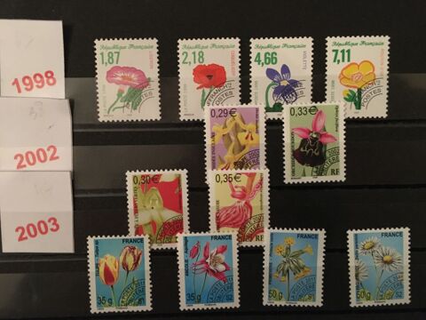 Timbres de Préoblitérés de France  **  Neufs  1996  à 2011 1 Lyon 7 (69)