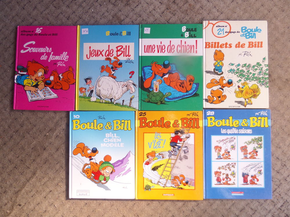 7 bandes dessinees de boule et bill
Livres et BD