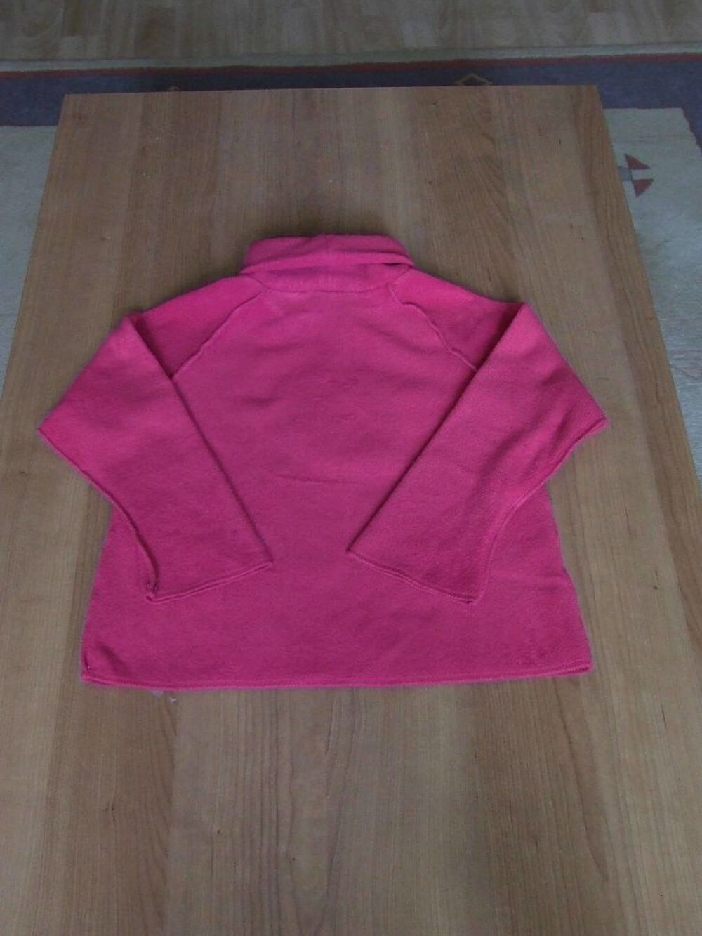 Pull polaire, col roul&eacute;, C&amp;A, Rose, 7&nbsp;ans (122&nbsp;cm) TBE Vtements enfants