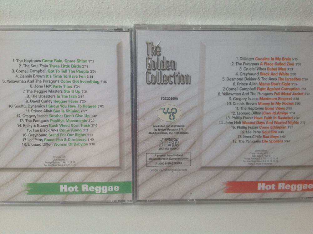 HOT REGGAE HITS Vol2 The Golden Coll. Envoi Possible
CD et vinyles