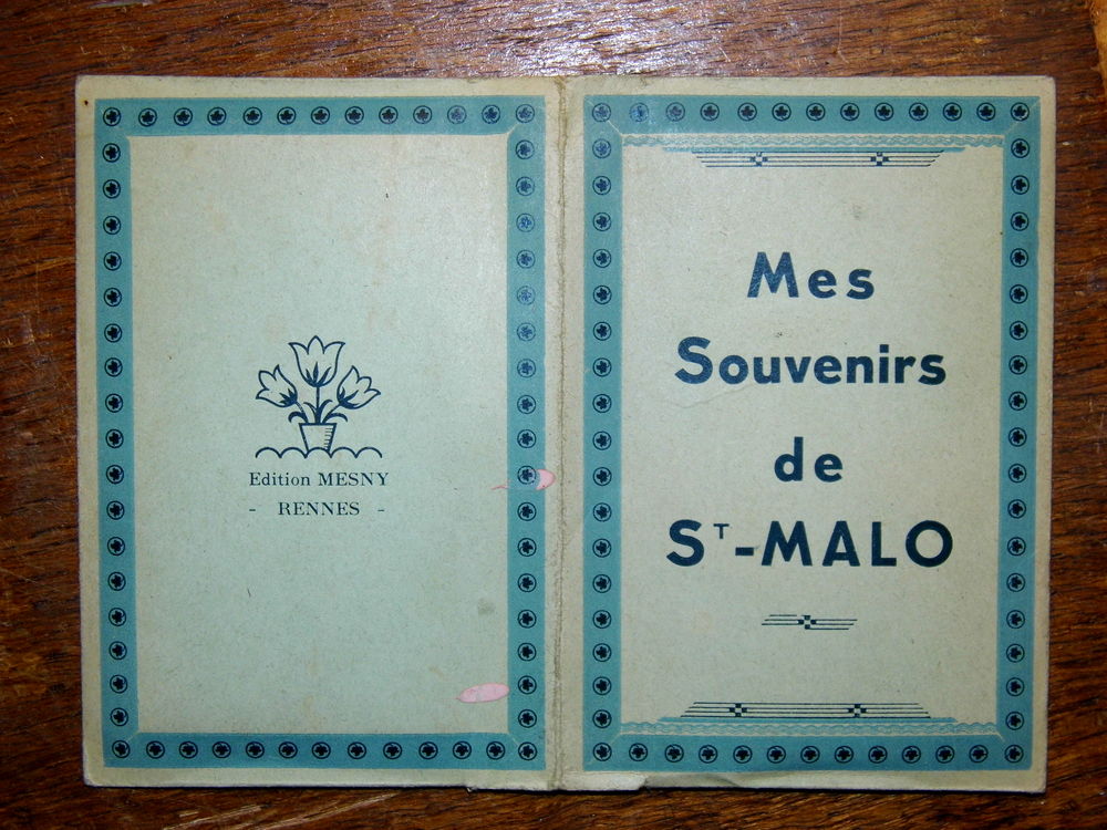 CPA 12 carte postale Mes souvenirs de St Malo photos marine bateaux 