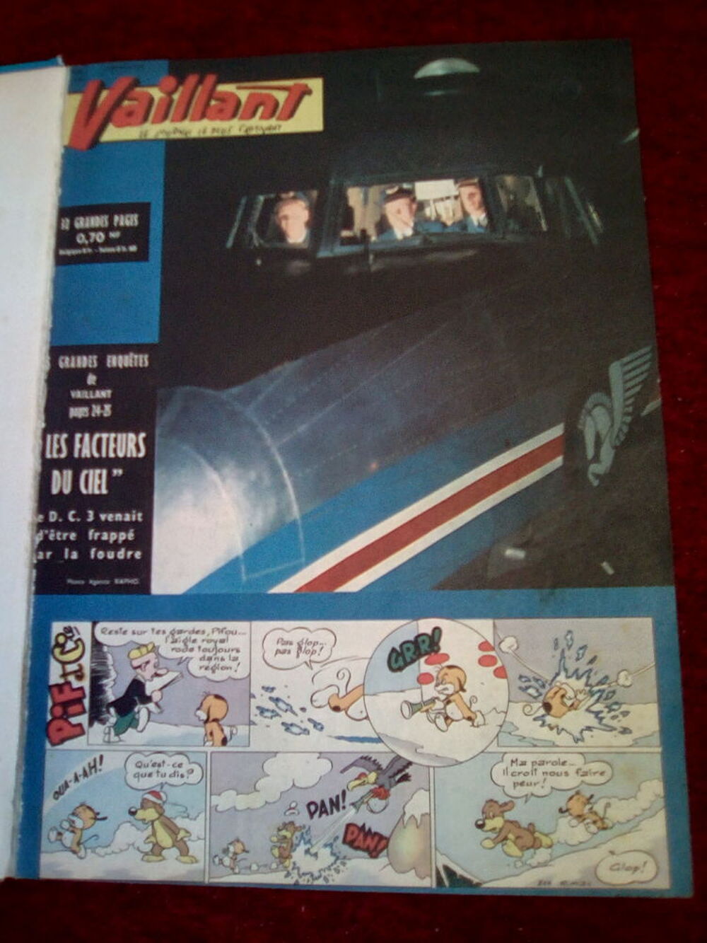 UN ALBUM * VAILLANT * reli&eacute; des n&deg; 824 &agrave; 836 de 1961 Livres et BD