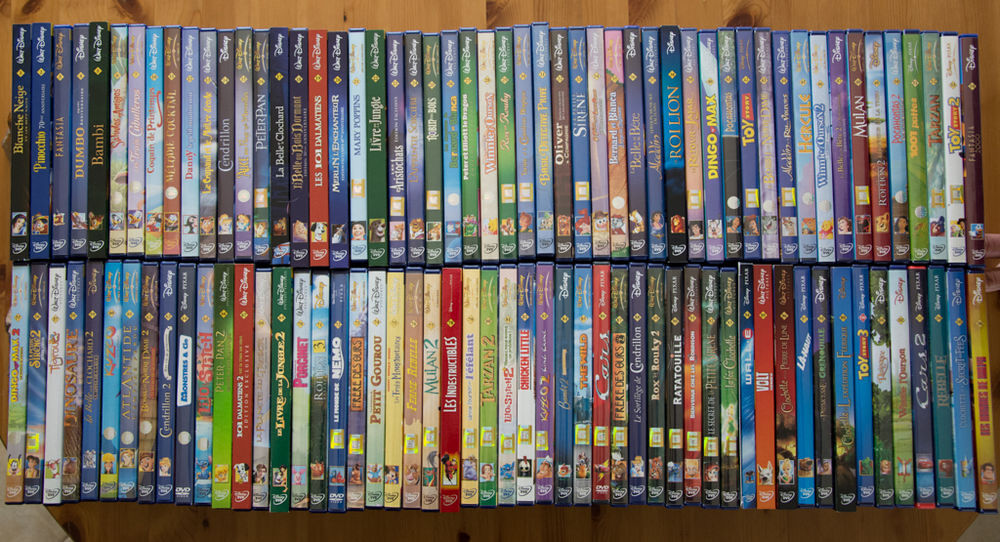 Collection DVD FILMS ET DESSINS ANIMES DISNEY DVD et blu-ray