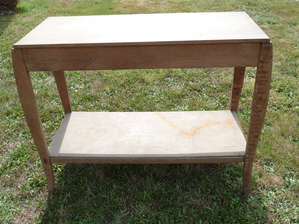 Console bois 2 plateaux (ann&eacute;es 50) Meubles