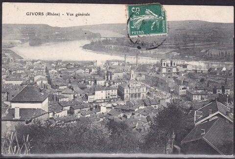 Timbres-CPA-carte postale- GIVORS (69) - Vue gnrale 1908 4 Lyon 5 (69)