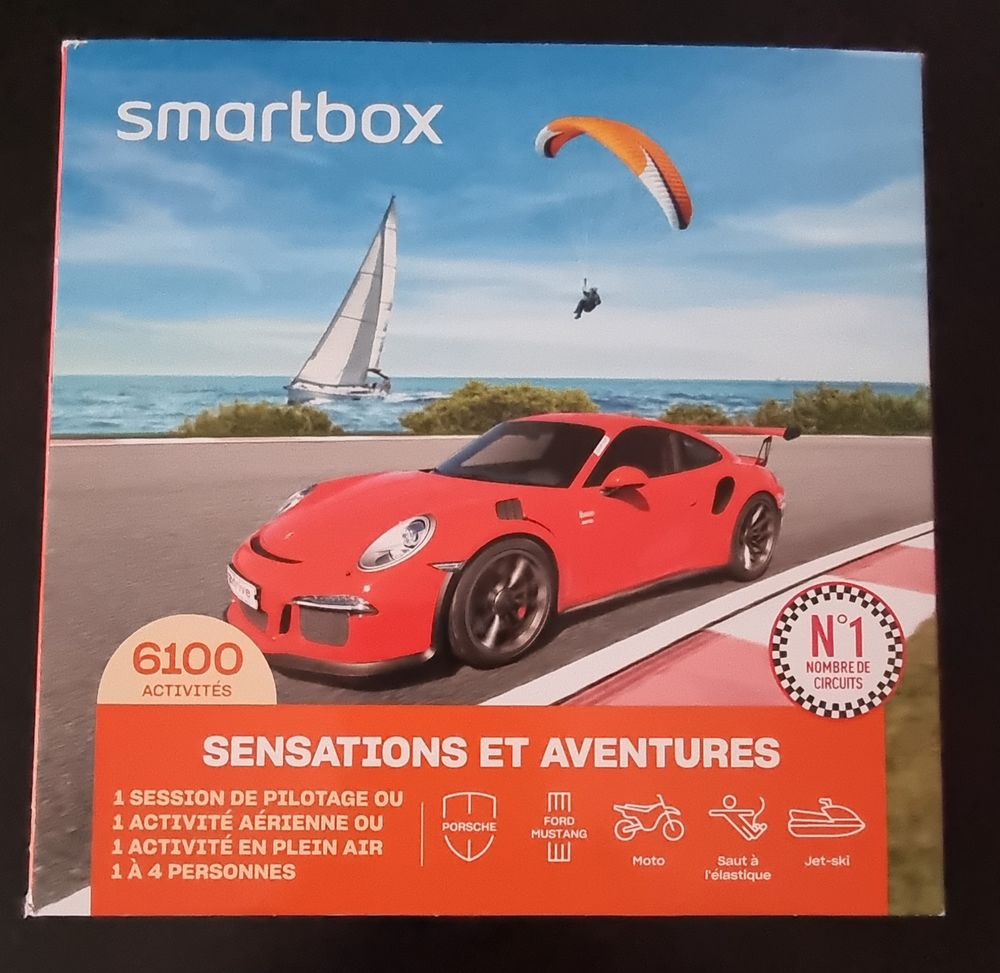 Smartbox sensations et aventures Billetterie