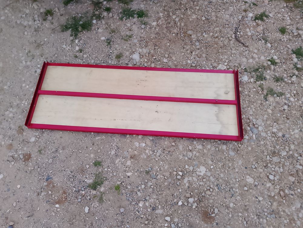 &eacute;chafaudage roulant plateau bois structure tubulaire acier Bricolage