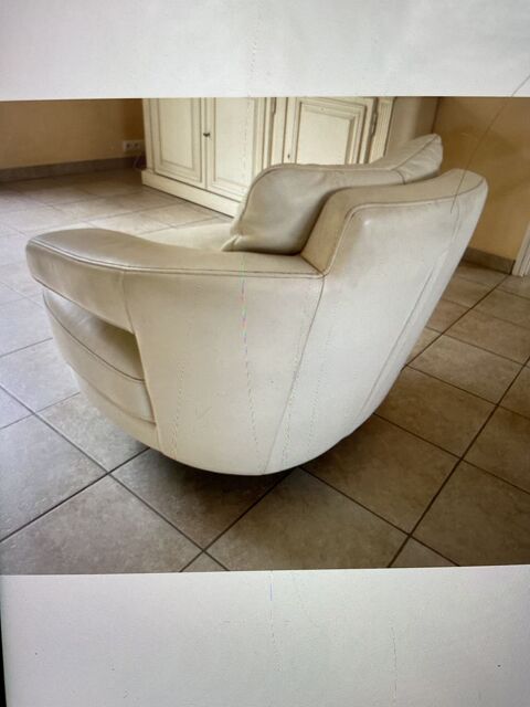 Fauteuil cuir pivotant design Mandelieu-la-Napoule (06)