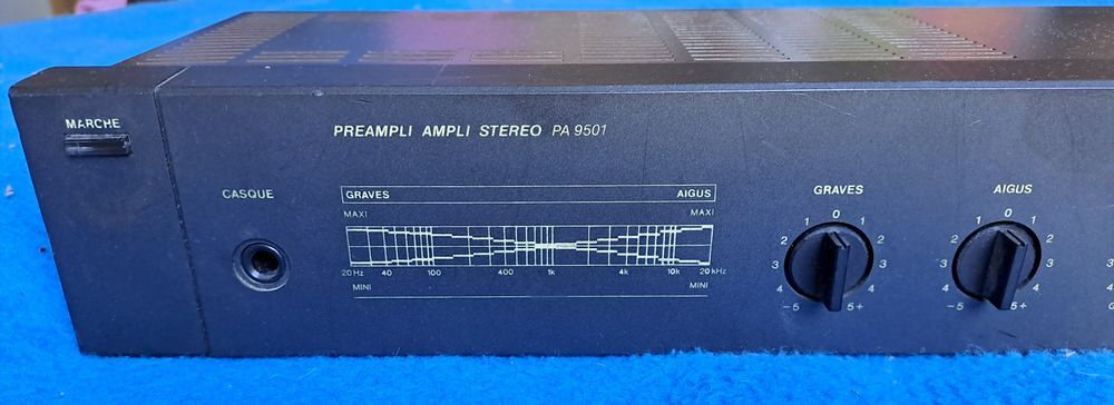 Pr&eacute;ampli ampli st&eacute;r&eacute;o - Continentale Edison SABA PA 9501 Audio et hifi
