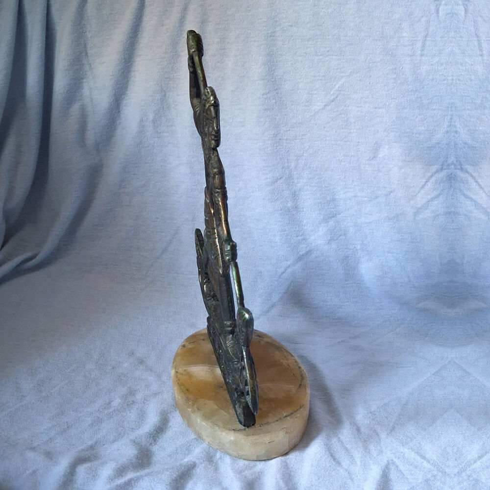 Statuette p&ecirc;cheur, scribe d'&Eacute;gypte Décoration