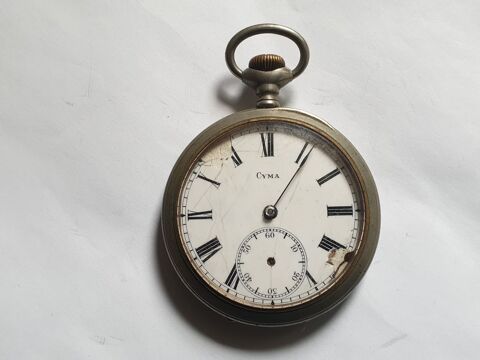 Montre Gousset suisse Cyma argent 50 Bordeaux (33)
