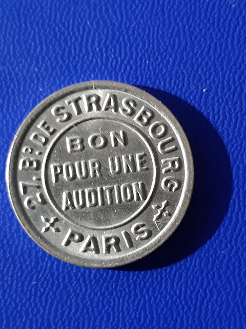 1905 Paris Palace Chansons jeton 6 Prats-de-Mollo-la-Preste (66)