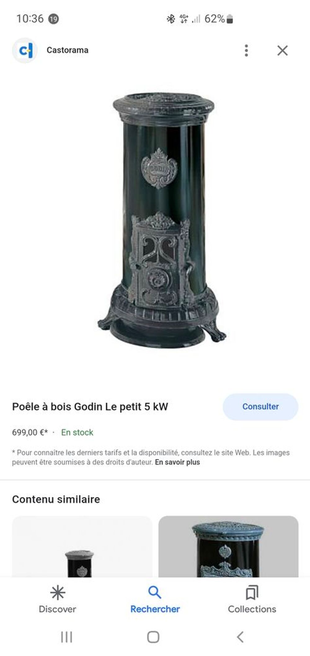 Po&ecirc;le &agrave; bois GODIN Meubles