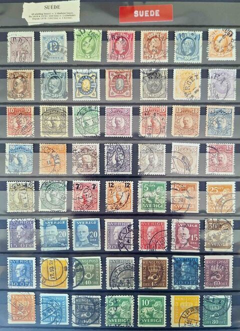 
Série de timbres de collection de Suède Gap (05)