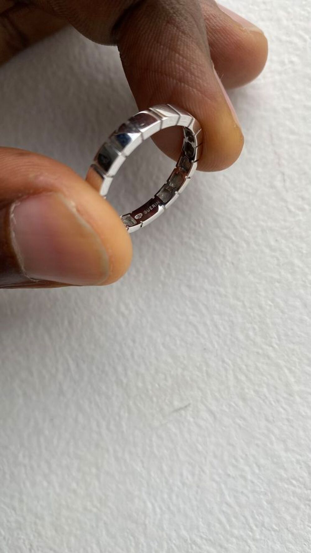 bague mixte en argent Bijoux et montres