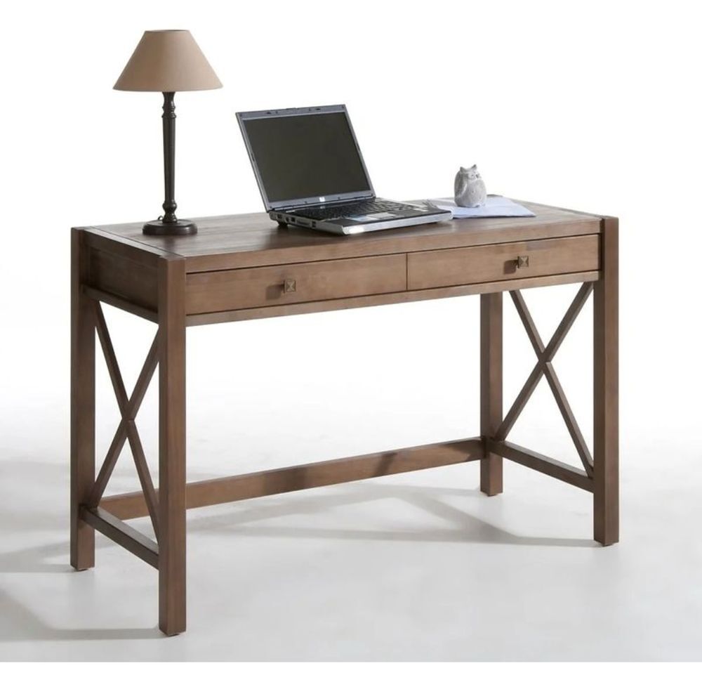 Bureau pin massif style colonial Meubles
