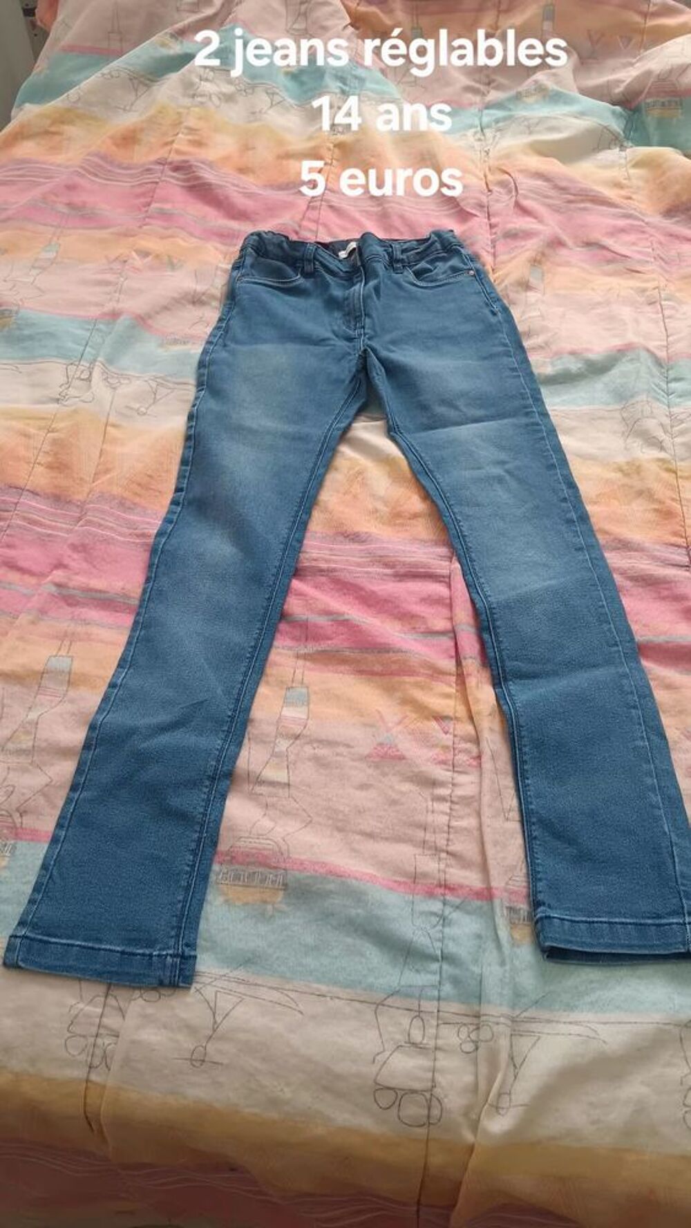 Jeans ado 12 et 14 ans Vêtements enfants
