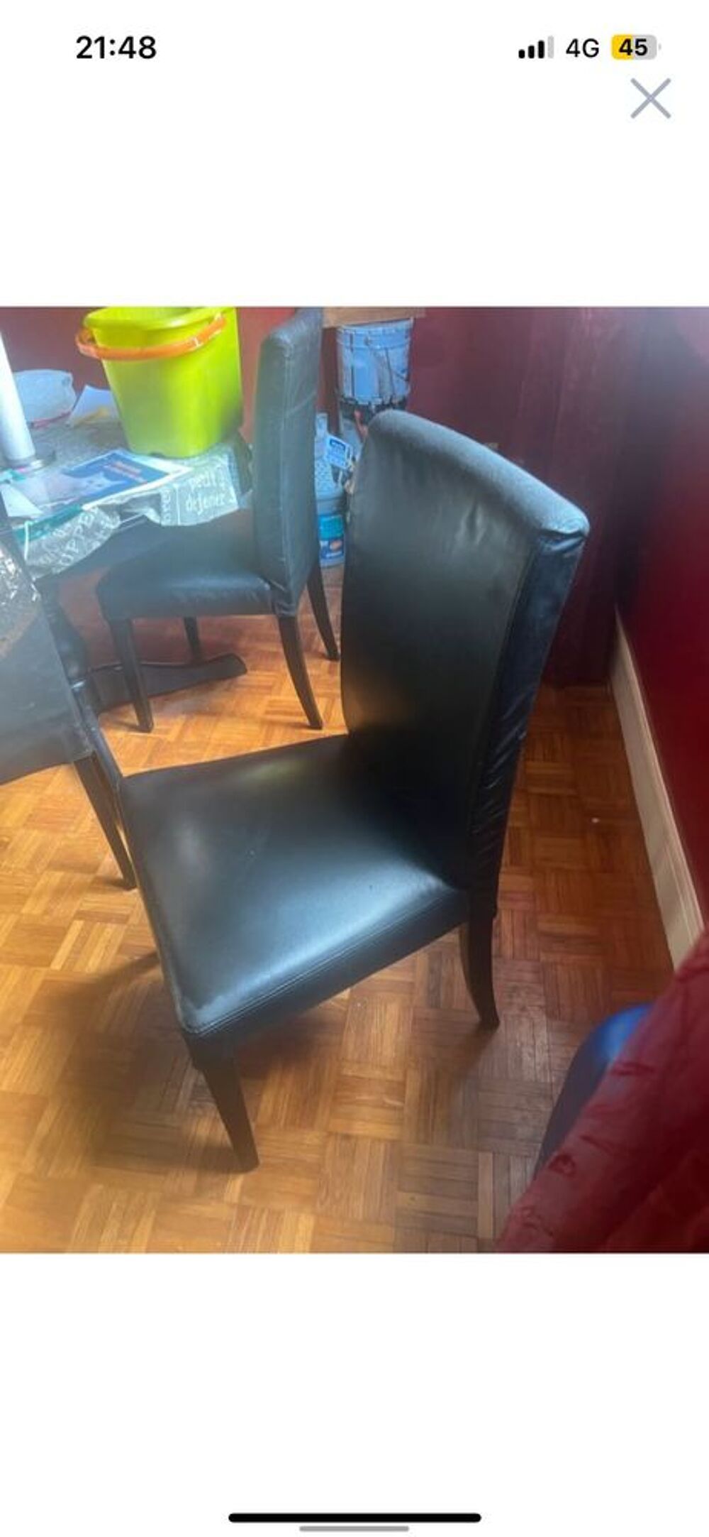 chaise en cuir IKEA Meubles