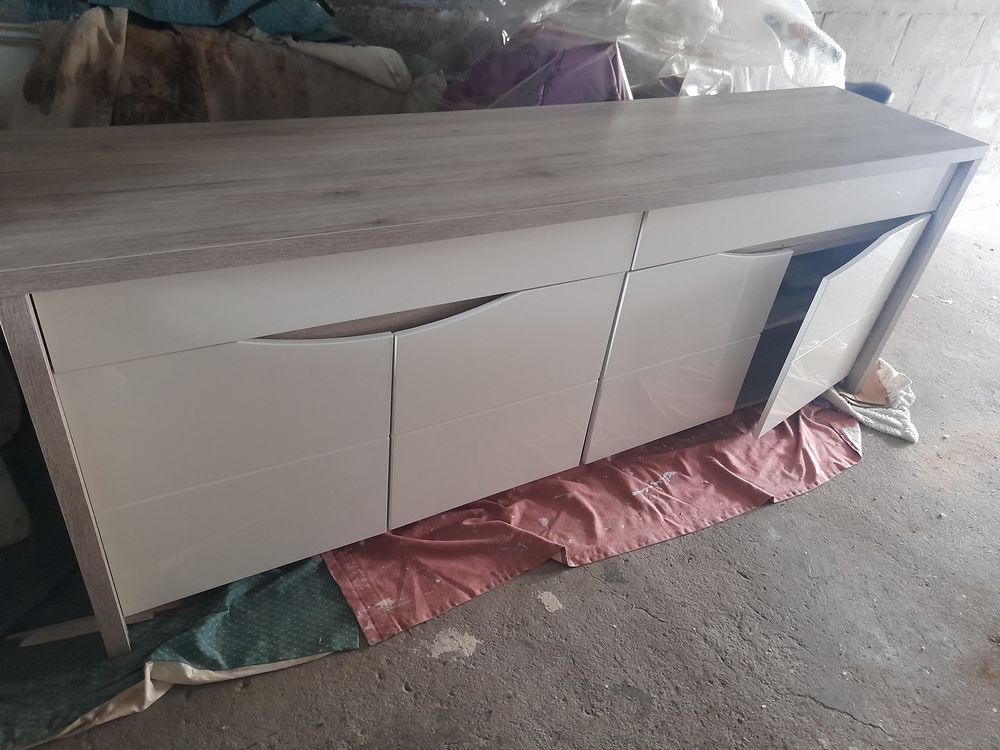 Buffet bois et blanc Meubles