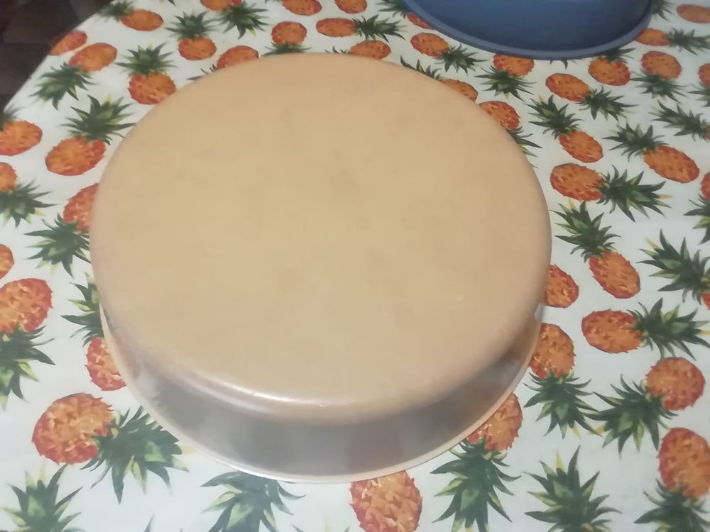 Plat rond alu avec moule silicone neuf Cuisine