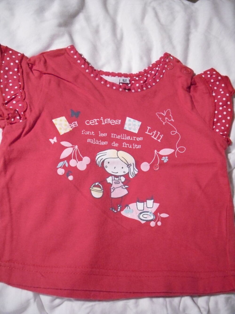 lot t.shirts fille Puriculture